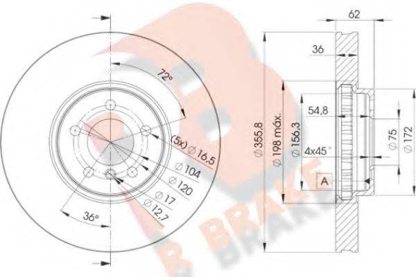 R BRAKE 78RBD15684