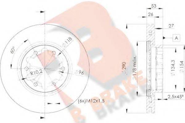 R BRAKE 78RBD26031