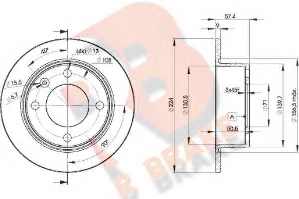 R BRAKE 78RBD27811