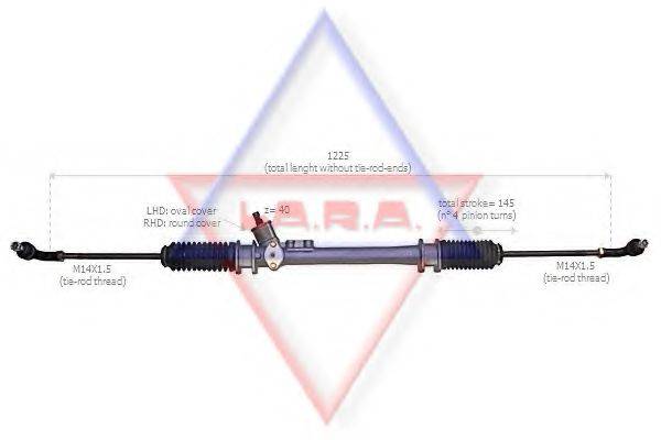 LA.R.A. 400014 Рульовий механізм