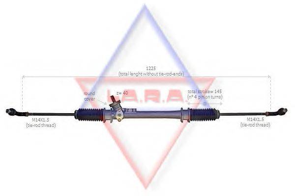 LA.R.A. 400017 Рульовий механізм