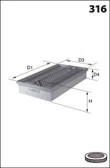 LUCAS FILTERS LFAF384