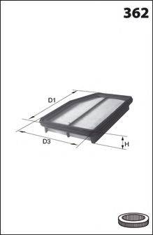 MISFAT P512 Повітряний фільтр