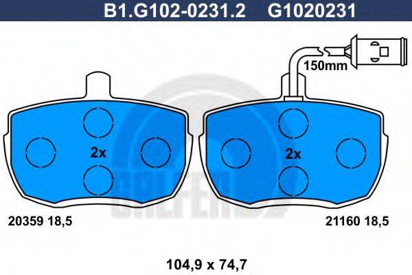 GALFER B1.G102-0231.2