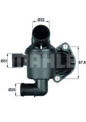 VW 03L 121 111 AB Термостат, охолоджуюча рідина