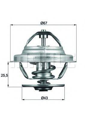 BEHR TX5671 Термостат, охолоджуюча рідина