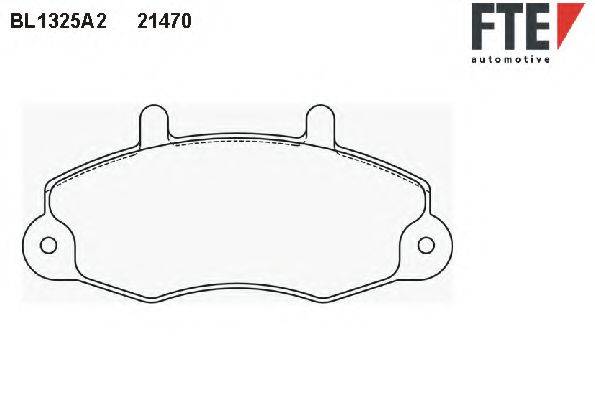 FORD 92VB2K021AD Комплект гальмівних колодок, дискове гальмо