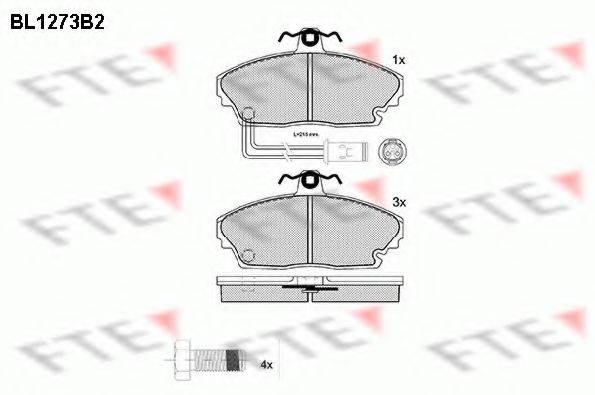 CHASE 0670 Комплект гальмівних колодок, дискове гальмо