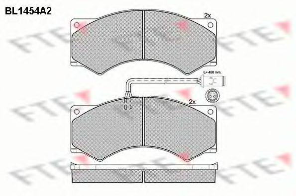 DELPHI LP1036 Комплект гальмівних колодок, дискове гальмо