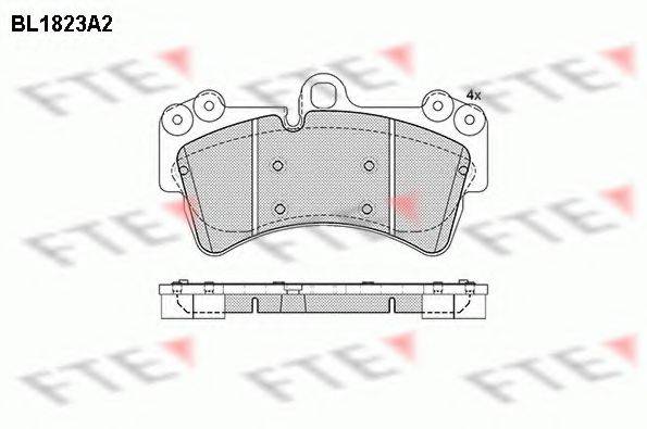 APEC BRAKING 1317 Комплект гальмівних колодок, дискове гальмо