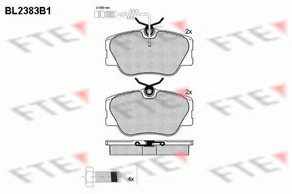 REMSA 189.08 Комплект гальмівних колодок, дискове гальмо