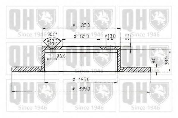 MOPROD MBD1013 гальмівний диск