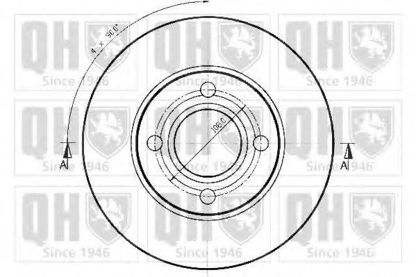 BRAKE PARTS INC. 955152 гальмівний диск