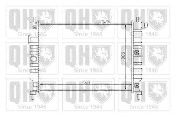 OPEL 30 96 387 Радіатор, охолодження двигуна