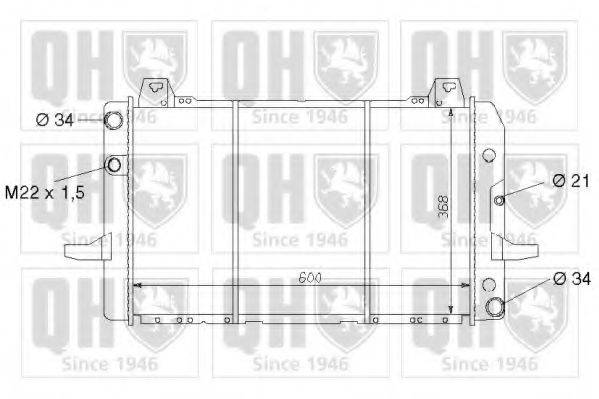 FORD 6 147 853 Радіатор, охолодження двигуна