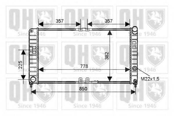 OPEL 13 00 170 Радіатор, охолодження двигуна