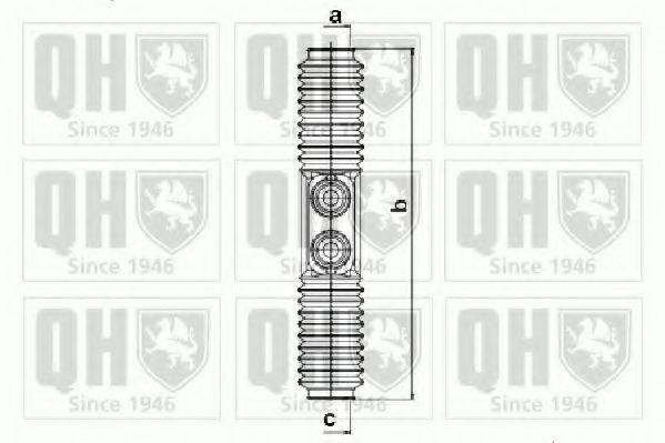 PEX 9036 Комплект пильника, рульове керування