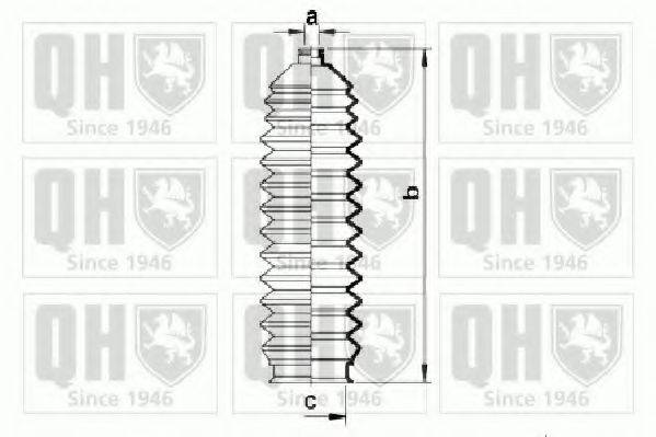DAIHATSU 45535-87704 Комплект пильника, рульове керування