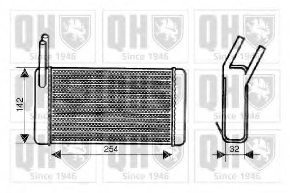LAND ROVER RTC 6593 Теплообмінник, опалення салону