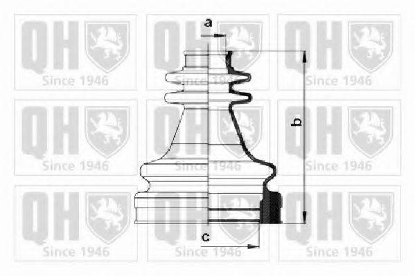SAAB 89 94 162 Комплект пильника, приводний вал