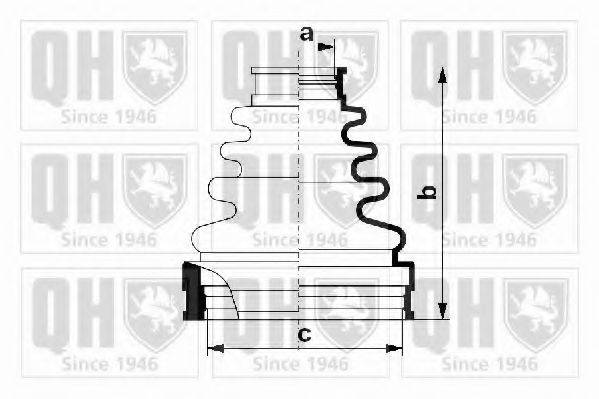 TOYOTA 04438-42091 Комплект пильника, приводний вал