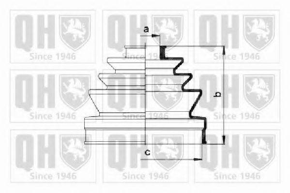 CITROEN 95 532 945 Комплект пильника, приводний вал