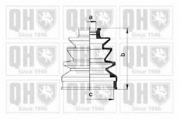 DAIHATSU 04438-87F41 Комплект пильника, приводний вал