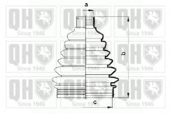 CITROEN 95 669 01280 Комплект пильника, приводний вал