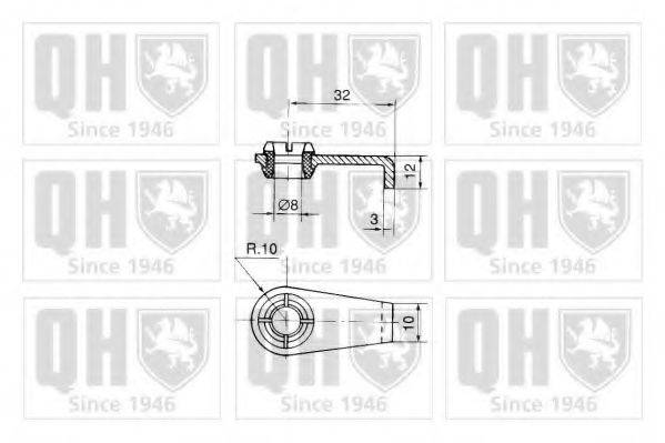 QUINTON HAZELL 128125 Газова пружина, кришка багажника