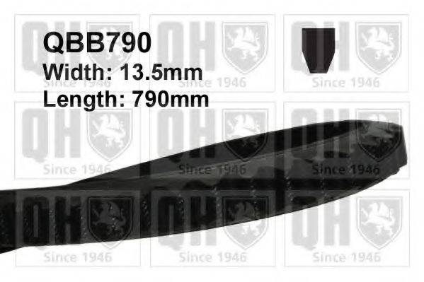 QUINTON HAZELL QBB790 Клиновий ремінь