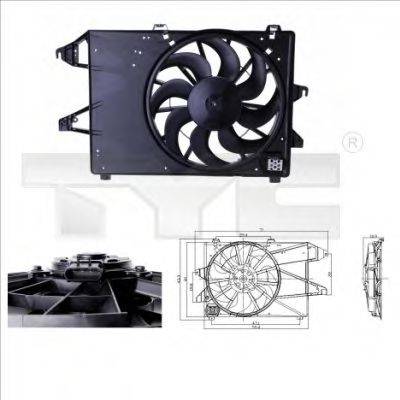 FORD 1018228 Вентилятор, охолодження двигуна