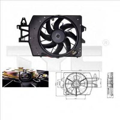 FORD 1056962 Вентилятор, охолодження двигуна