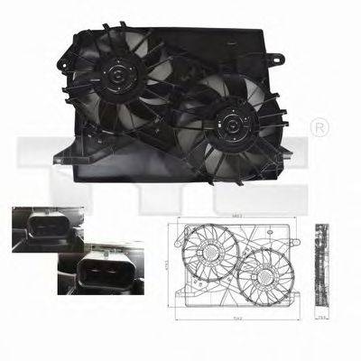 CHRYSLER 5137714AA Вентилятор, охолодження двигуна
