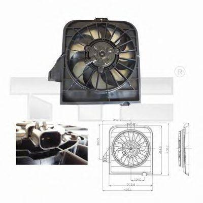 CHRYSLER 4809170AF Вентилятор, охолодження двигуна