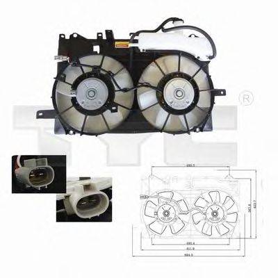TOYOTA 16363-21030 Вентилятор, охолодження двигуна