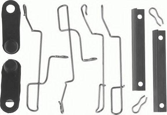 TRW PFK85 Комплектуючі, колодки дискового гальма