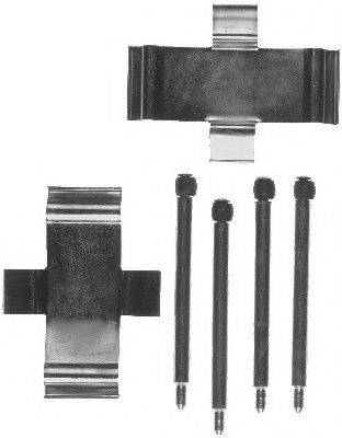 OJD (QUICK BRAKE) 0912 Комплектуючі, колодки дискового гальма