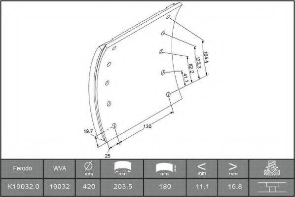 FERODO K19032.0-F3662