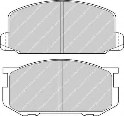 ROADHOUSE 2109 Комплект гальмівних колодок, дискове гальмо