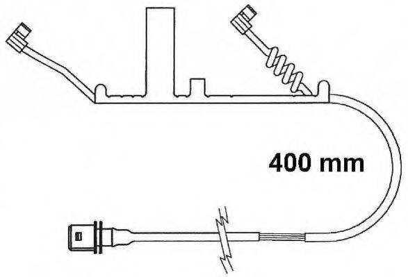 MERITOR 68324613 Сигналізатор, знос гальмівних колодок
