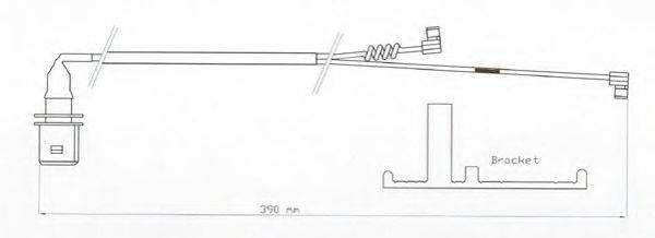 MERITOR MCK1369 Сигналізатор, знос гальмівних колодок