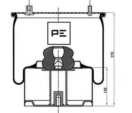 DAF 0526 651 Кожух пневматичної ресори