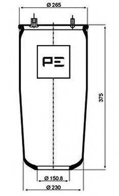 DAF 513 982 Кожух пневматичної ресори