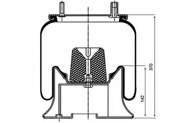 FRUEHAUF UJB 0207 Кожух пневматичної ресори