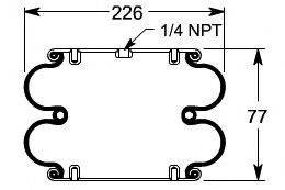 SCHMITZ CARGOBULL 016 808 Кожух пневматичної ресори