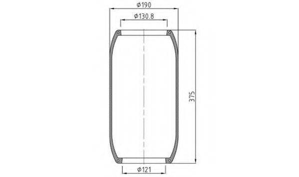 AIRTECH 31277 Кожух пневматичної ресори
