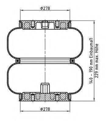 HENDRICKSON 5079 Кожух пневматичної ресори