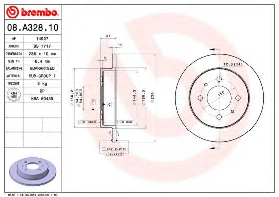 BREMBO 08.A328.10