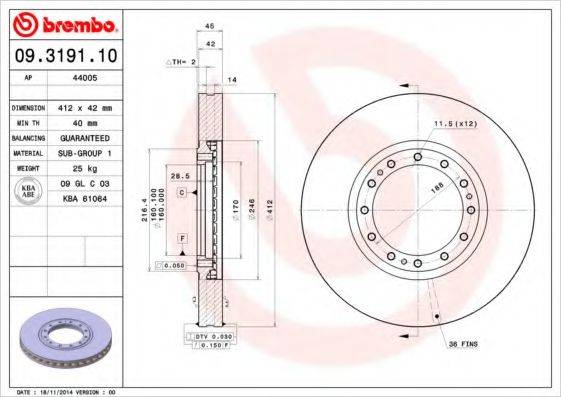 BREMBO 09.3191.10