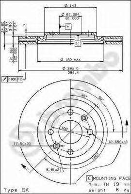 MAPCO 16120 Шарнірний комплект, приводний вал
